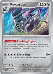 Revavroom - 142/198 - Holo Rare - Scarlet & Violet - Pokemon - NM/M